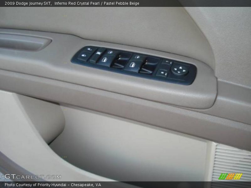 Inferno Red Crystal Pearl / Pastel Pebble Beige 2009 Dodge Journey SXT