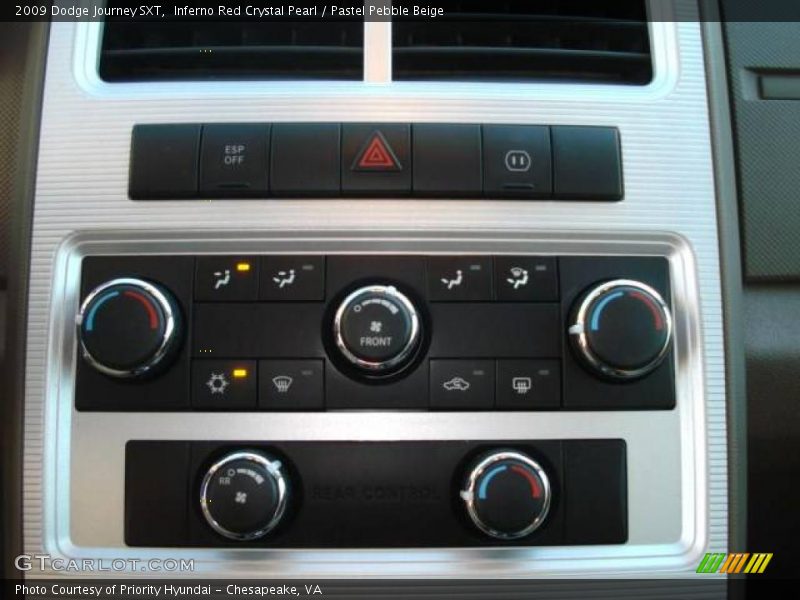 Inferno Red Crystal Pearl / Pastel Pebble Beige 2009 Dodge Journey SXT