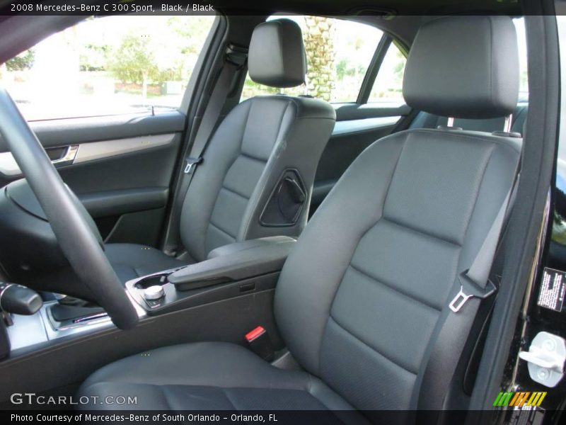 Black / Black 2008 Mercedes-Benz C 300 Sport