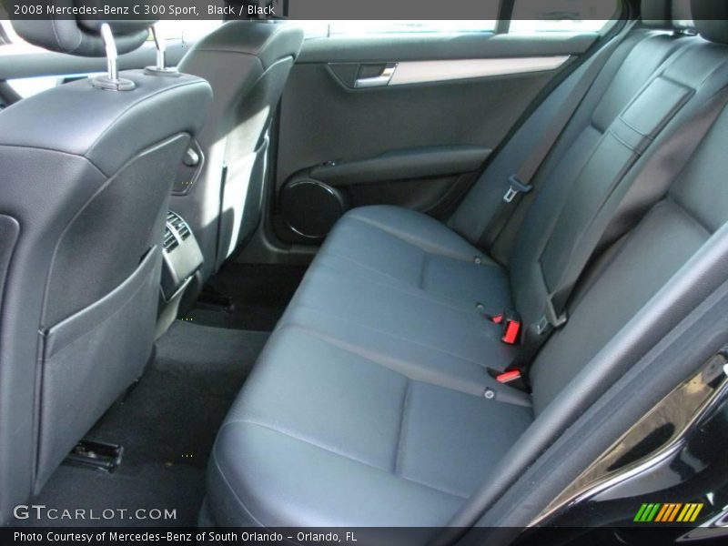 Black / Black 2008 Mercedes-Benz C 300 Sport
