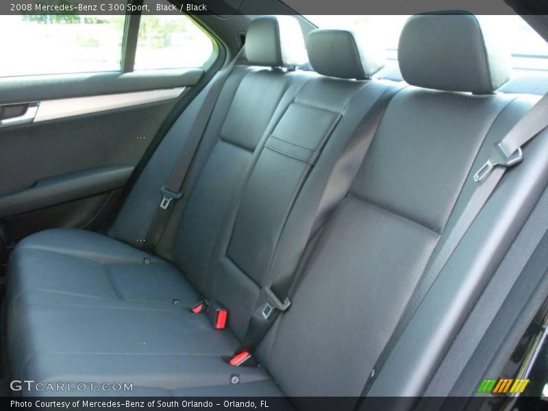 Black / Black 2008 Mercedes-Benz C 300 Sport