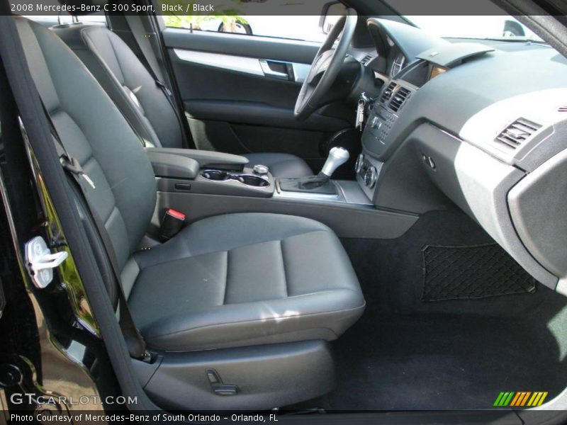 Black / Black 2008 Mercedes-Benz C 300 Sport