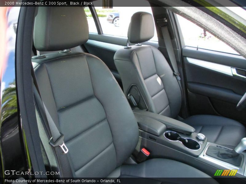 Black / Black 2008 Mercedes-Benz C 300 Sport