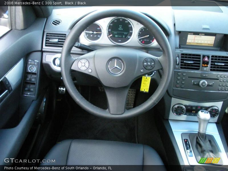 Black / Black 2008 Mercedes-Benz C 300 Sport