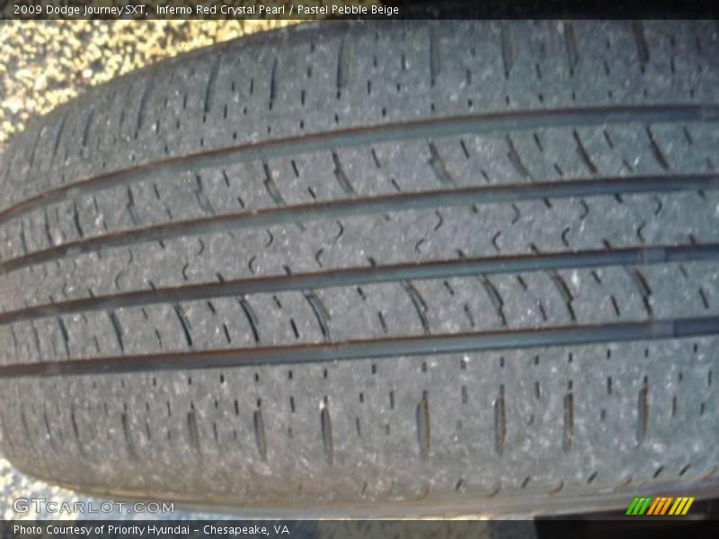 Inferno Red Crystal Pearl / Pastel Pebble Beige 2009 Dodge Journey SXT