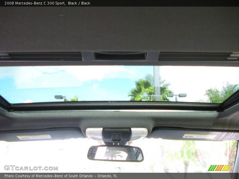 Black / Black 2008 Mercedes-Benz C 300 Sport