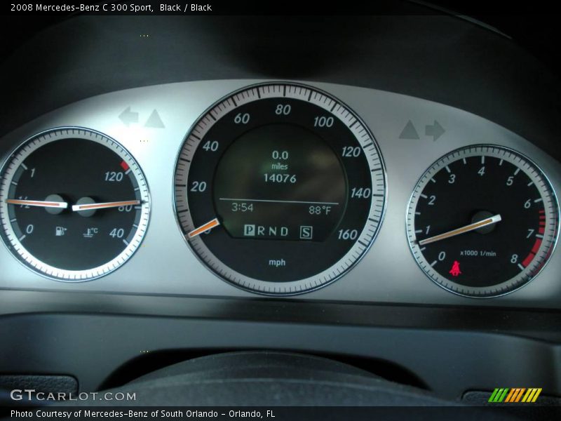 Black / Black 2008 Mercedes-Benz C 300 Sport