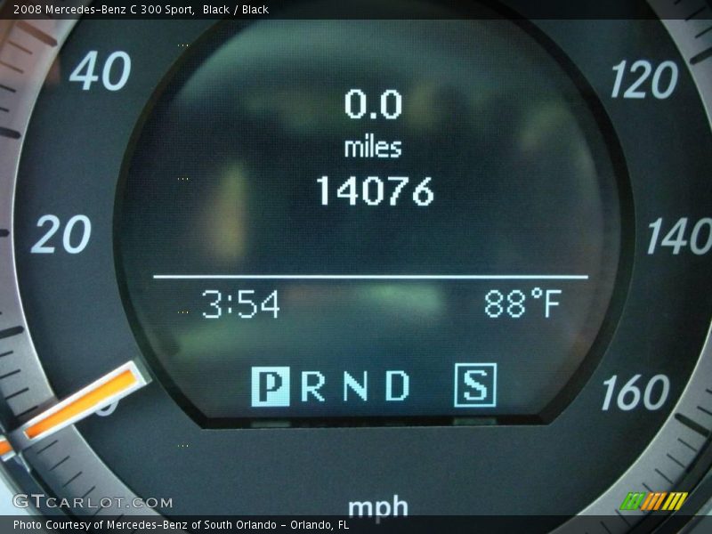 Black / Black 2008 Mercedes-Benz C 300 Sport