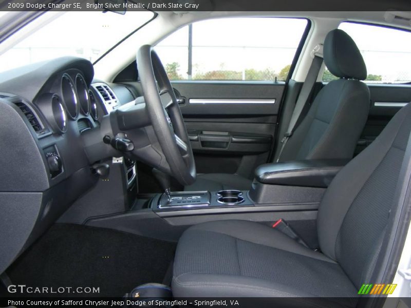 Bright Silver Metallic / Dark Slate Gray 2009 Dodge Charger SE