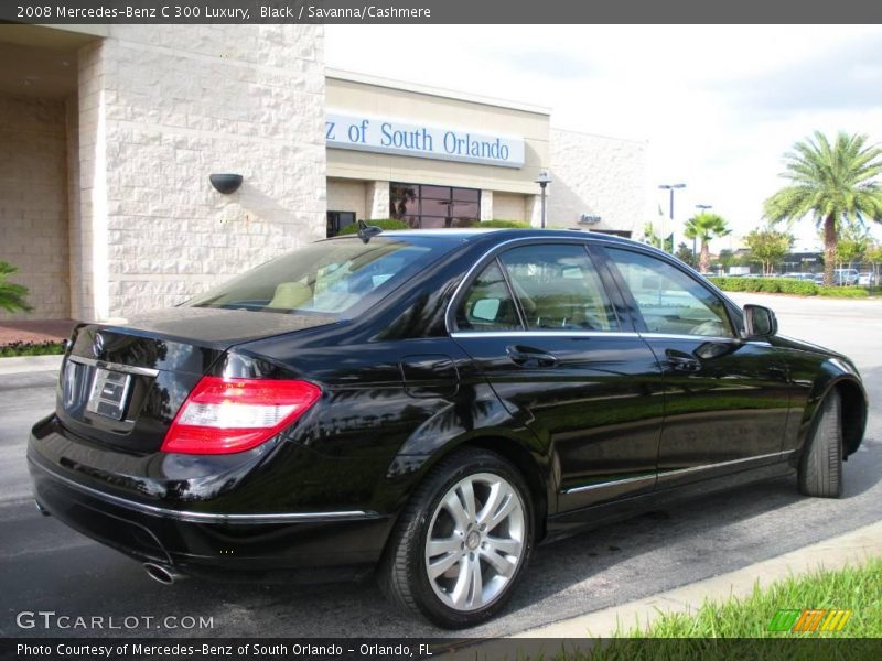 Black / Savanna/Cashmere 2008 Mercedes-Benz C 300 Luxury
