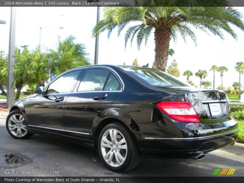 Black / Savanna/Cashmere 2008 Mercedes-Benz C 300 Luxury