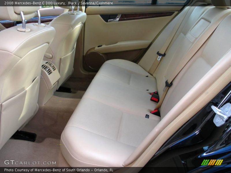 Black / Savanna/Cashmere 2008 Mercedes-Benz C 300 Luxury