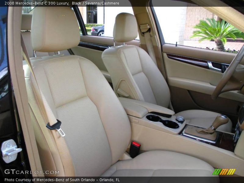 Black / Savanna/Cashmere 2008 Mercedes-Benz C 300 Luxury