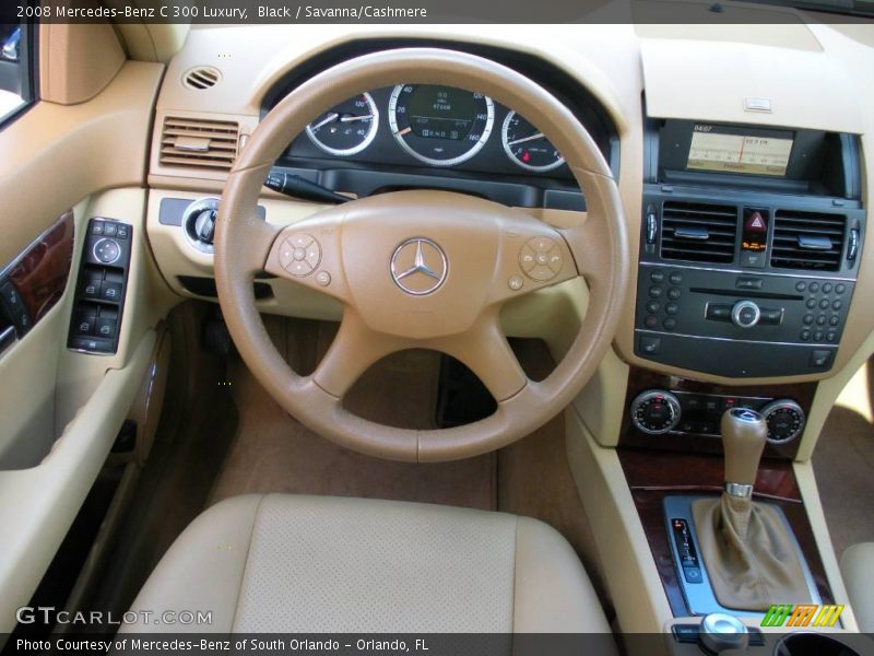 Black / Savanna/Cashmere 2008 Mercedes-Benz C 300 Luxury