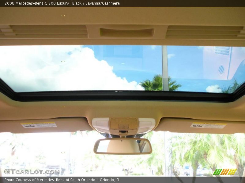 Black / Savanna/Cashmere 2008 Mercedes-Benz C 300 Luxury