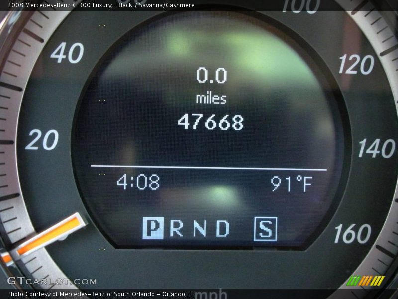 Black / Savanna/Cashmere 2008 Mercedes-Benz C 300 Luxury