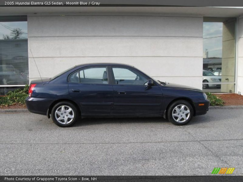 Moonlit Blue / Gray 2005 Hyundai Elantra GLS Sedan