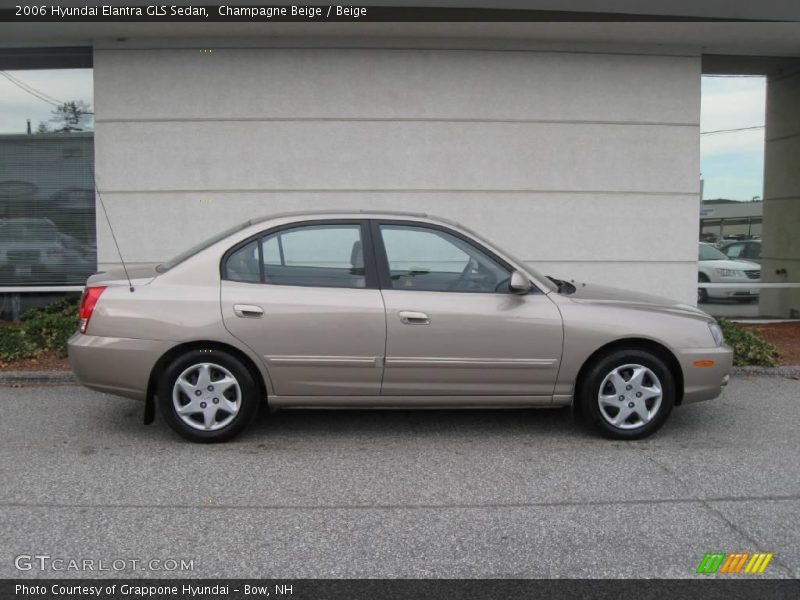 Champagne Beige / Beige 2006 Hyundai Elantra GLS Sedan