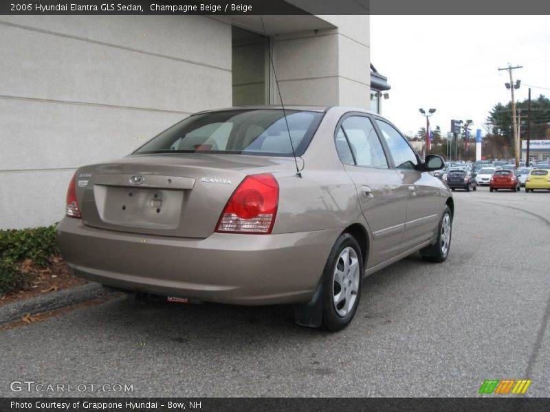 Champagne Beige / Beige 2006 Hyundai Elantra GLS Sedan