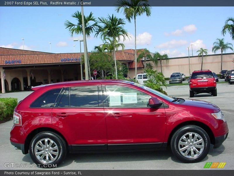 Redfire Metallic / Camel 2007 Ford Edge SEL Plus