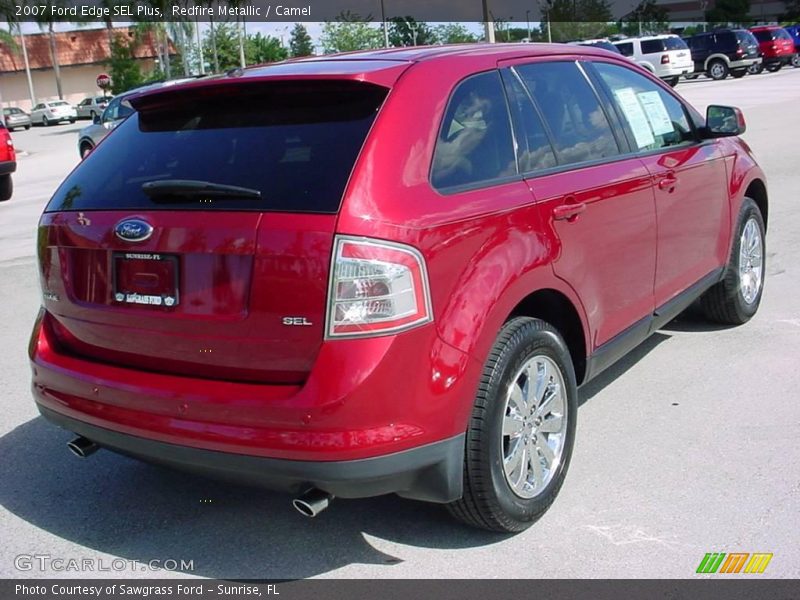 Redfire Metallic / Camel 2007 Ford Edge SEL Plus
