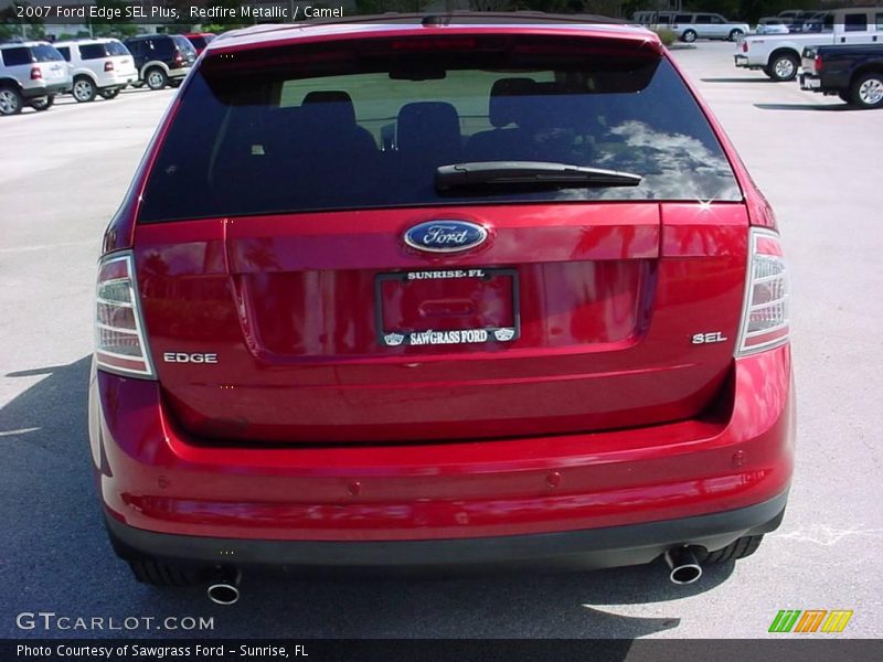 Redfire Metallic / Camel 2007 Ford Edge SEL Plus