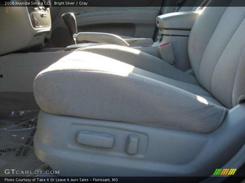 Bright Silver / Gray 2008 Hyundai Sonata GLS