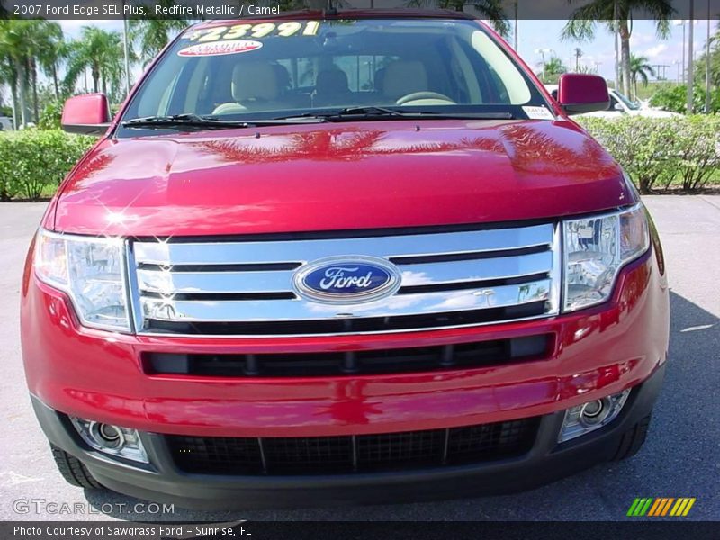 Redfire Metallic / Camel 2007 Ford Edge SEL Plus