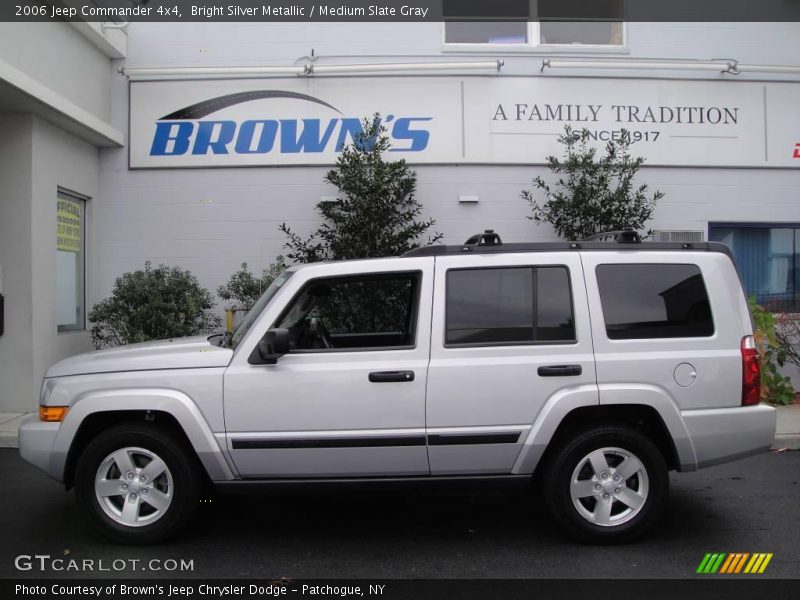 Bright Silver Metallic / Medium Slate Gray 2006 Jeep Commander 4x4