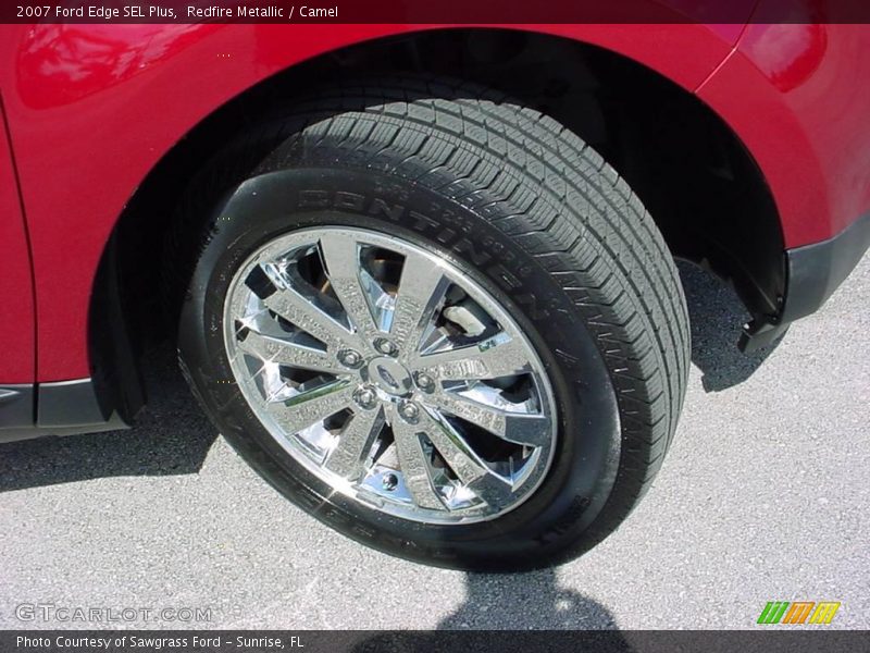 Redfire Metallic / Camel 2007 Ford Edge SEL Plus