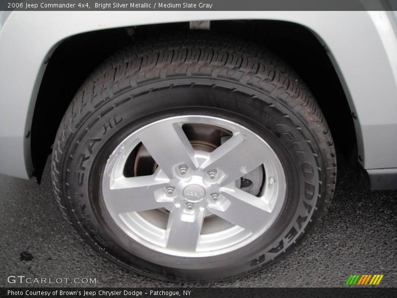 Bright Silver Metallic / Medium Slate Gray 2006 Jeep Commander 4x4