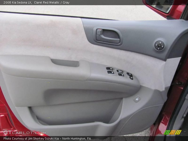 Claret Red Metallic / Gray 2008 Kia Sedona LX