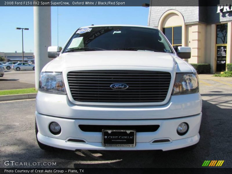 Oxford White / Black/Red Sport 2008 Ford F150 FX2 Sport SuperCrew