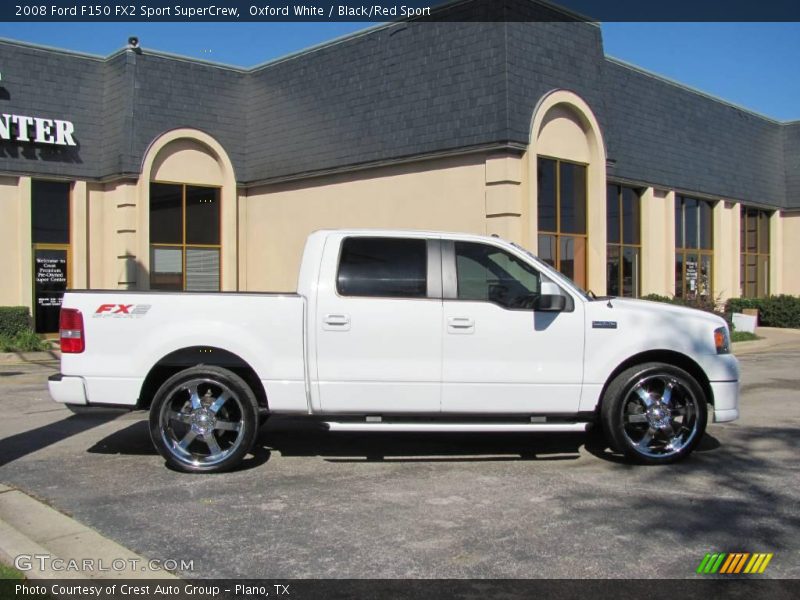 Oxford White / Black/Red Sport 2008 Ford F150 FX2 Sport SuperCrew