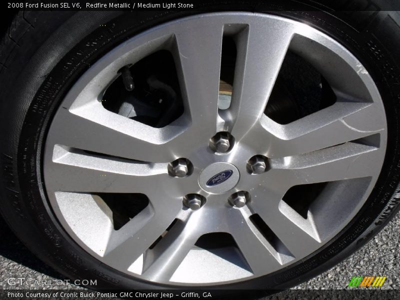 Redfire Metallic / Medium Light Stone 2008 Ford Fusion SEL V6