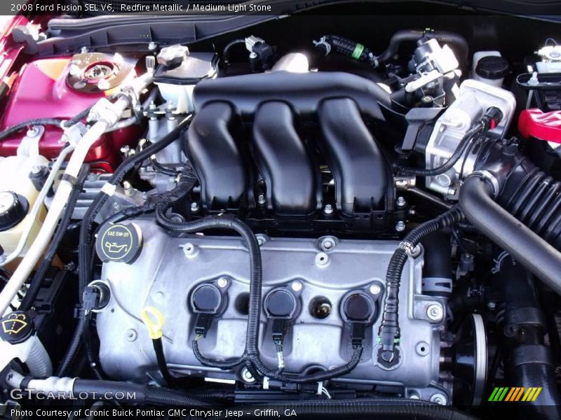Redfire Metallic / Medium Light Stone 2008 Ford Fusion SEL V6