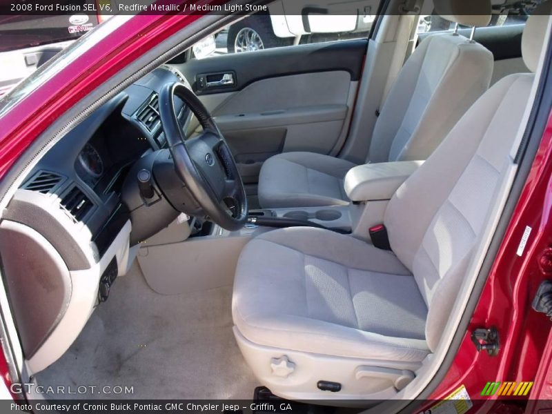Redfire Metallic / Medium Light Stone 2008 Ford Fusion SEL V6
