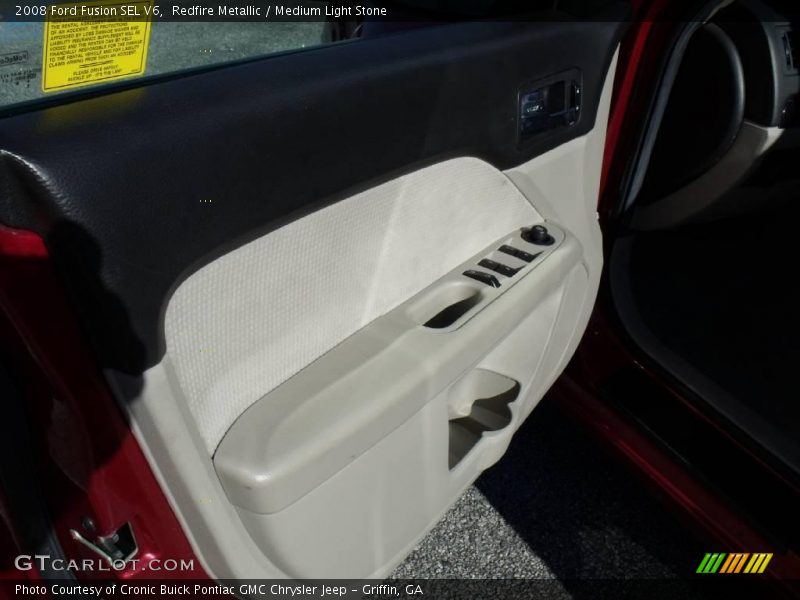 Redfire Metallic / Medium Light Stone 2008 Ford Fusion SEL V6