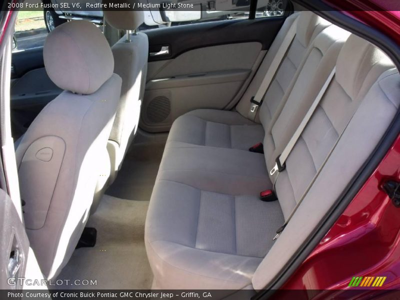 Redfire Metallic / Medium Light Stone 2008 Ford Fusion SEL V6