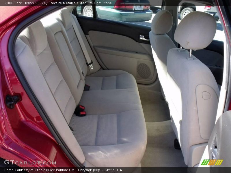 Redfire Metallic / Medium Light Stone 2008 Ford Fusion SEL V6