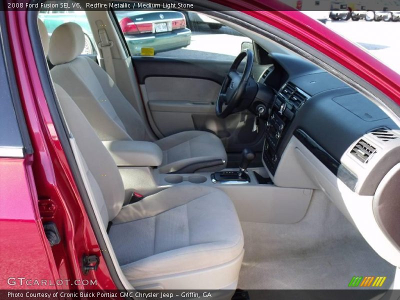 Redfire Metallic / Medium Light Stone 2008 Ford Fusion SEL V6