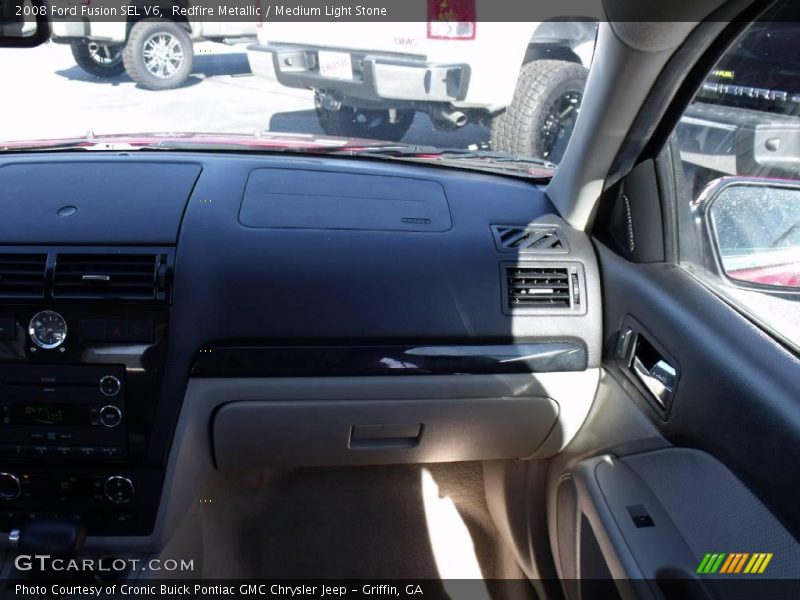 Redfire Metallic / Medium Light Stone 2008 Ford Fusion SEL V6