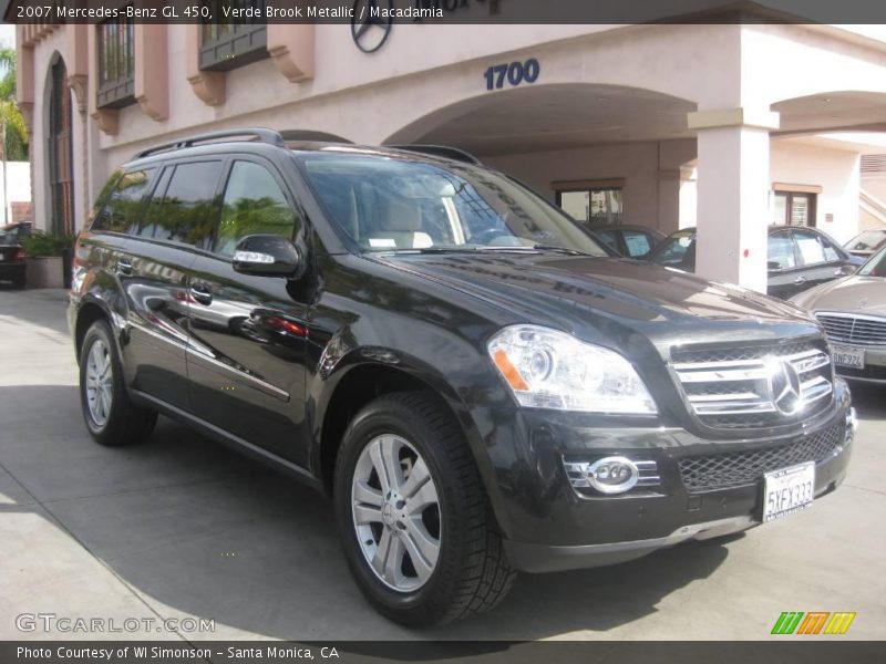 Verde Brook Metallic / Macadamia 2007 Mercedes-Benz GL 450