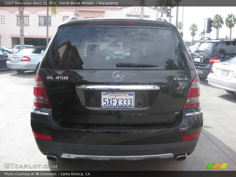 Verde Brook Metallic / Macadamia 2007 Mercedes-Benz GL 450