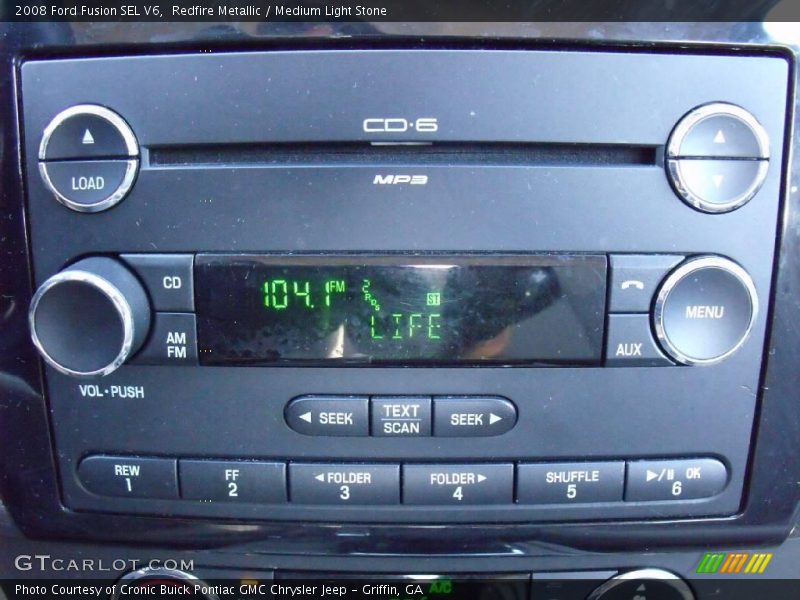 Redfire Metallic / Medium Light Stone 2008 Ford Fusion SEL V6