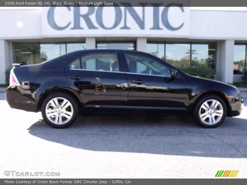 Black Ebony / Medium Light Stone 2008 Ford Fusion SEL V6