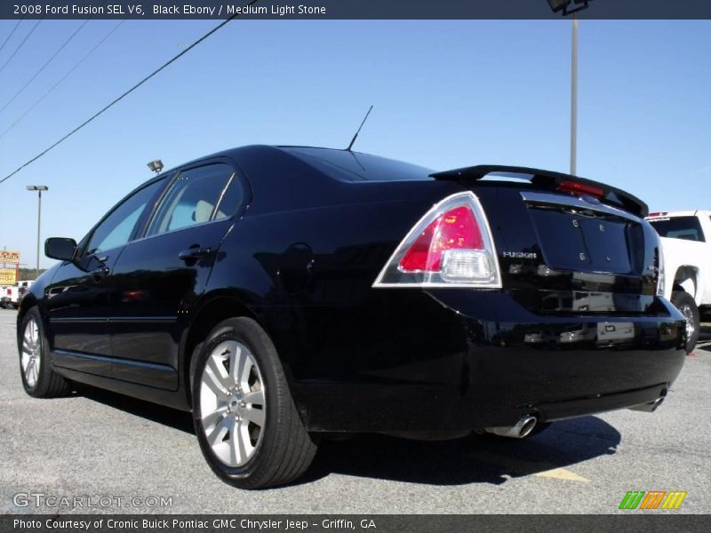 Black Ebony / Medium Light Stone 2008 Ford Fusion SEL V6