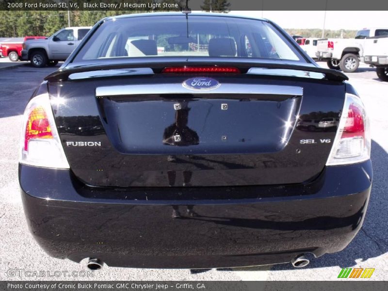 Black Ebony / Medium Light Stone 2008 Ford Fusion SEL V6