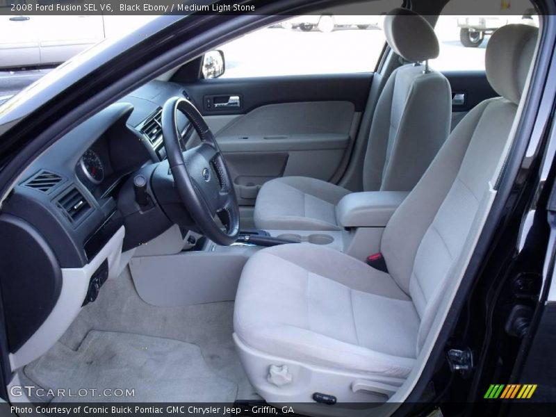 Black Ebony / Medium Light Stone 2008 Ford Fusion SEL V6