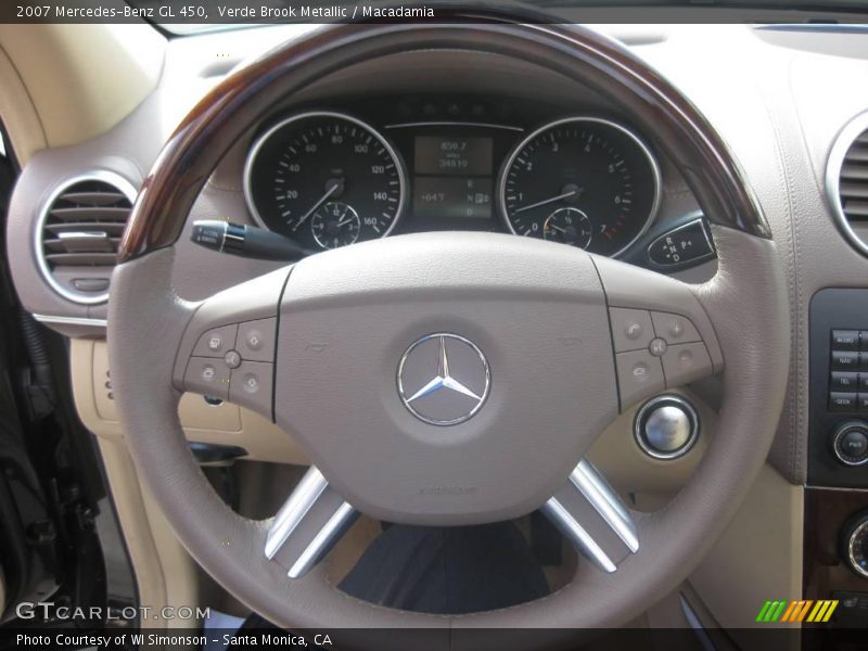 Verde Brook Metallic / Macadamia 2007 Mercedes-Benz GL 450